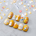 Kawaii Duck Nail Deco Stickers – LuLuFun Studio Cute Nail Art Decals