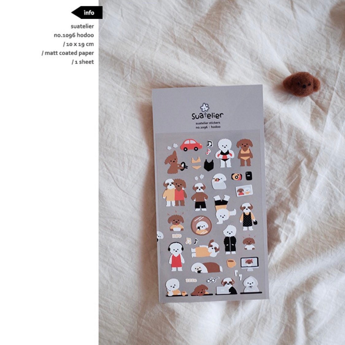 Suatelier Hodoo Decorative Stickers for Journaling and Scrapbooking