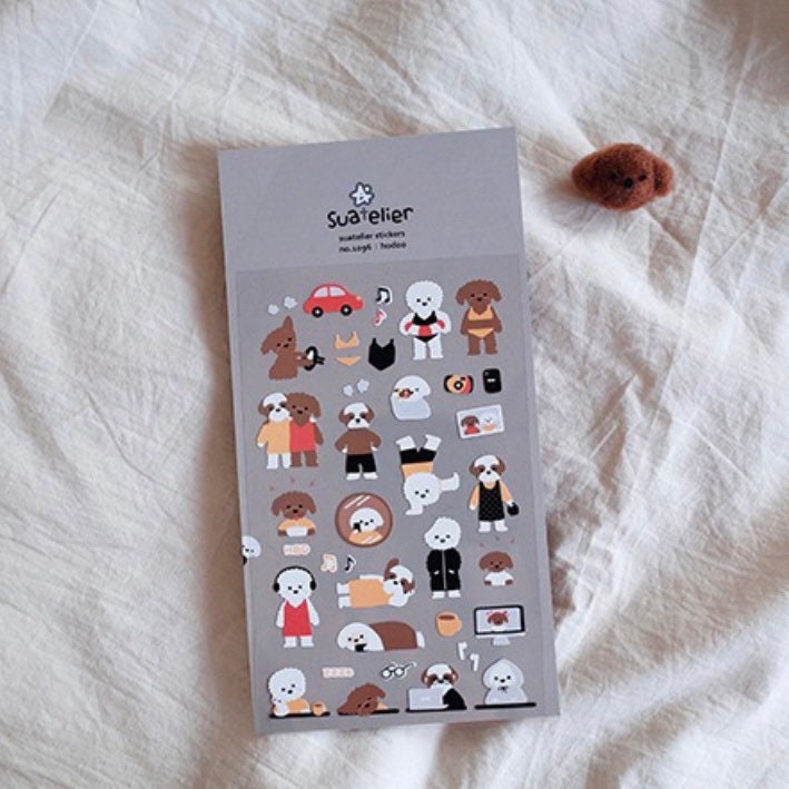 Suatelier Hodoo Decorative Stickers for Journaling and Scrapbooking