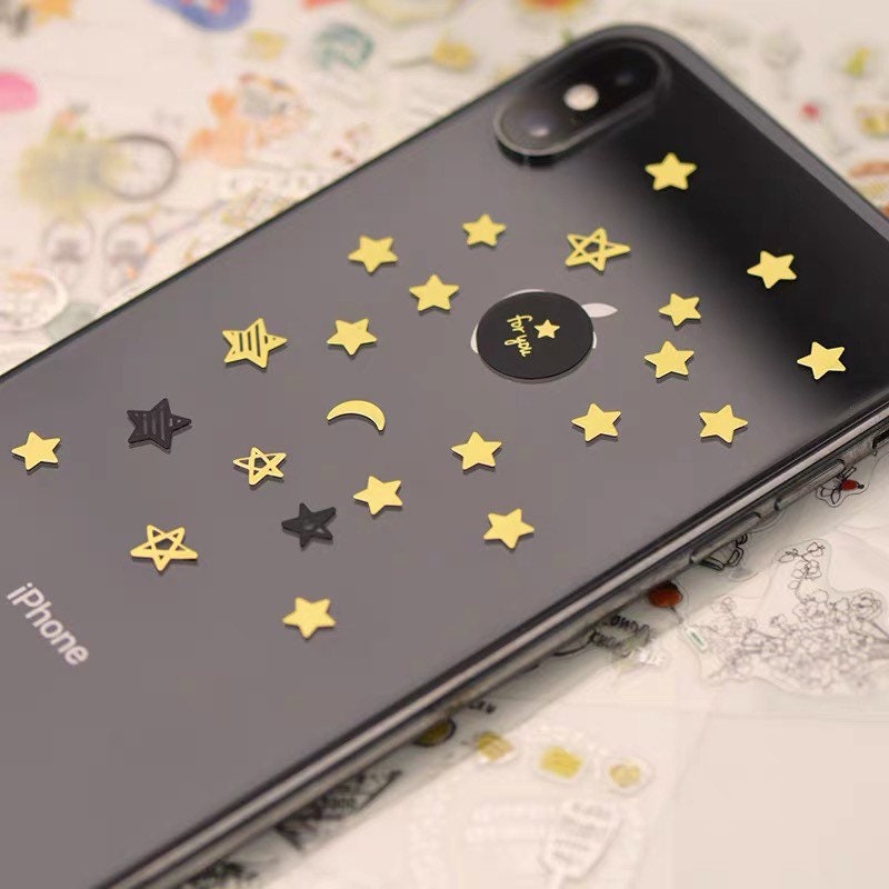 Suatelier Shine Like Star Decorative Stickers - 1 Sheet Journaling Set
