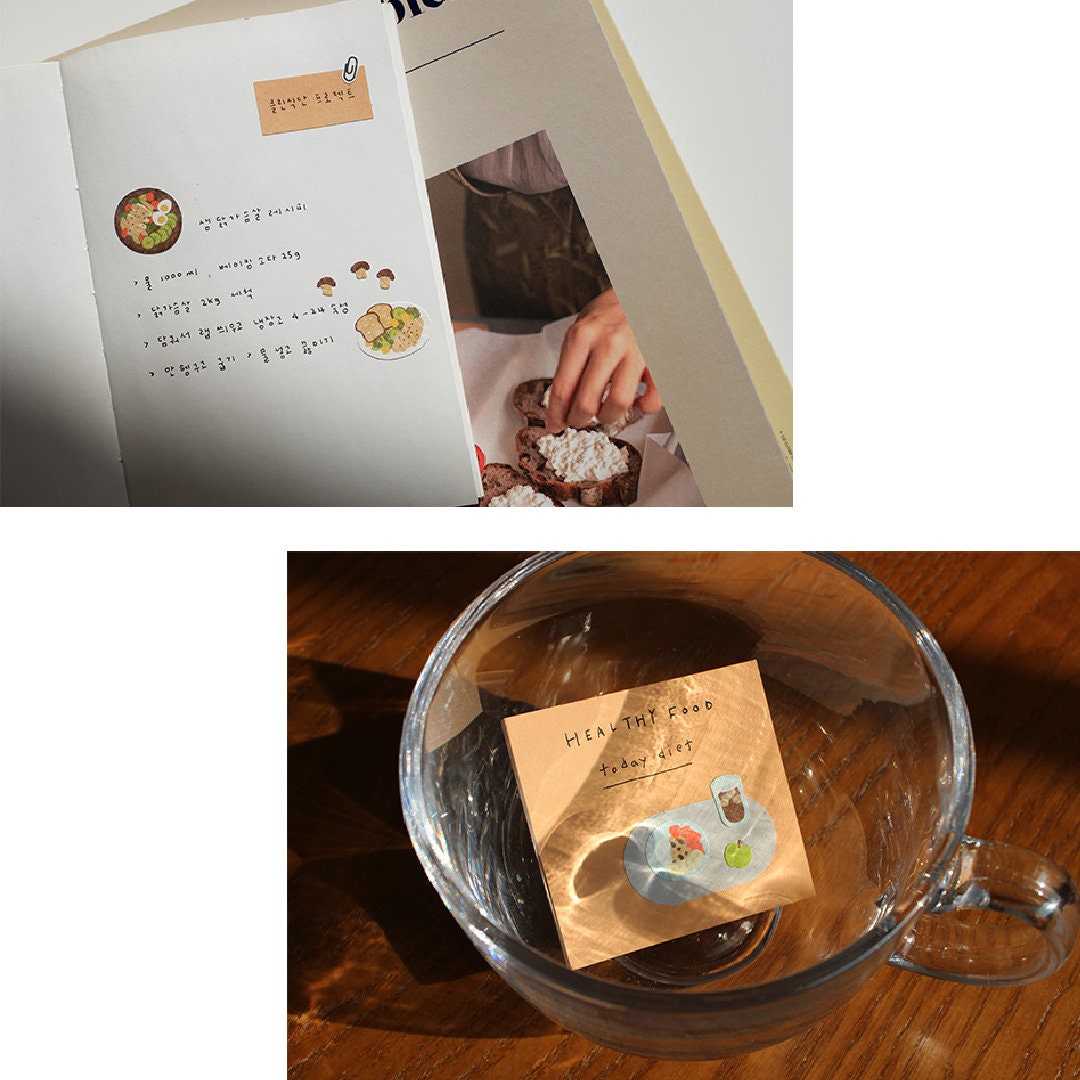 Suatelier Food Trip #5 Sticker Sheet for Journaling and Scrapbooking