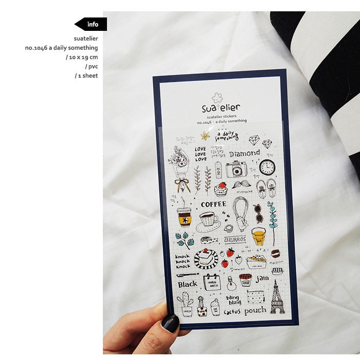 Suatelier Decorative Journaling Stickers by LuLuFun Studio – 1 Sheet
