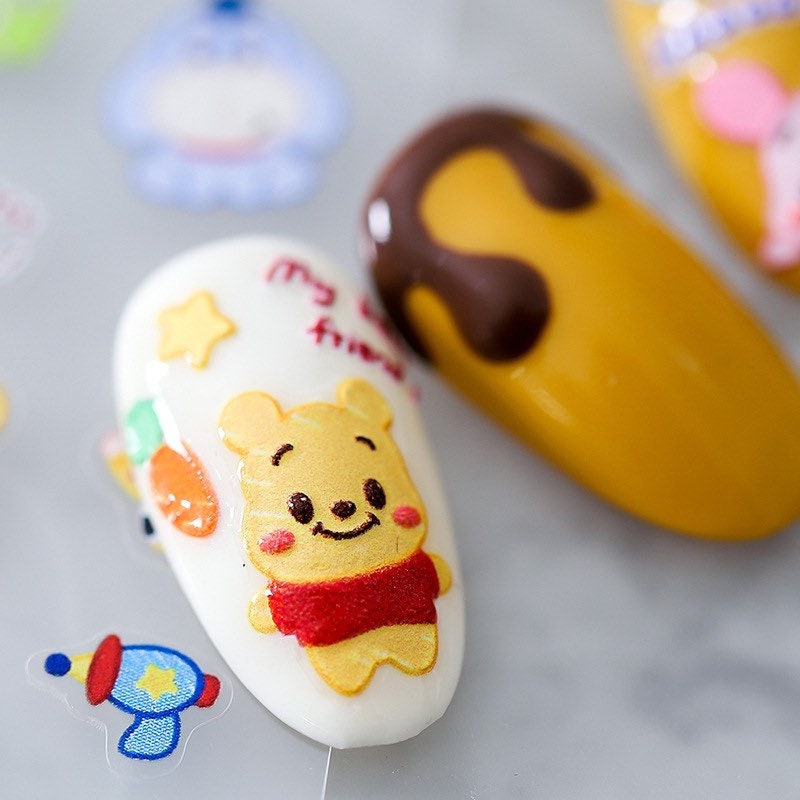 Winnie the Pooh Nail Art Stickers | LuLuFun Studio Cartoon Decals