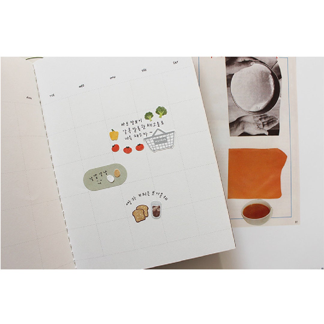 Suatelier Food Trip #5 Sticker Sheet for Journaling and Scrapbooking