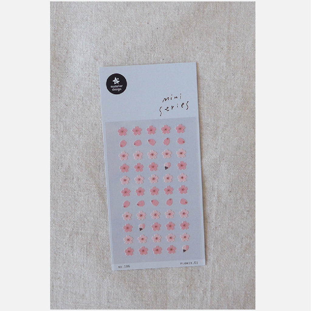 Flower Stickers by Suatelier – Floral Decorative Decals for Journaling