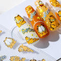 Garfield Nail Deco Stickers – LuLuFun Studio Cute Character Nail Art