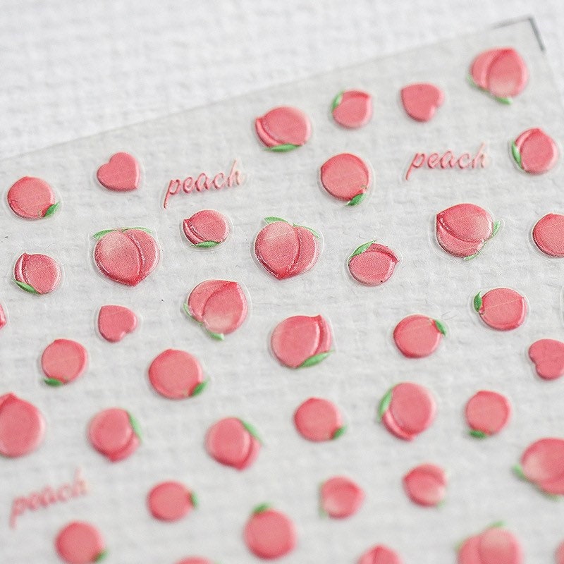 Fruit Nail Deco Stickers by LuLuFun Studio – 1 Sheet (8x10.3cm)