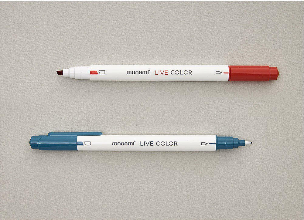 Monami Fineliner Pen Set by LuLuFun Studio – 0.4mm Colorful Pens (6 Pcs)