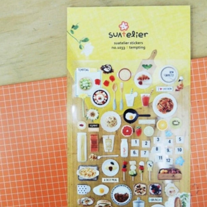 LuLuFun Studio Tempting Decorative Stickers for Journaling and Scrapbooking