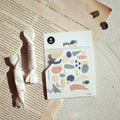 Suatelier Plain.17 Korean Decorative Stickers for Journaling - 3 Sheets