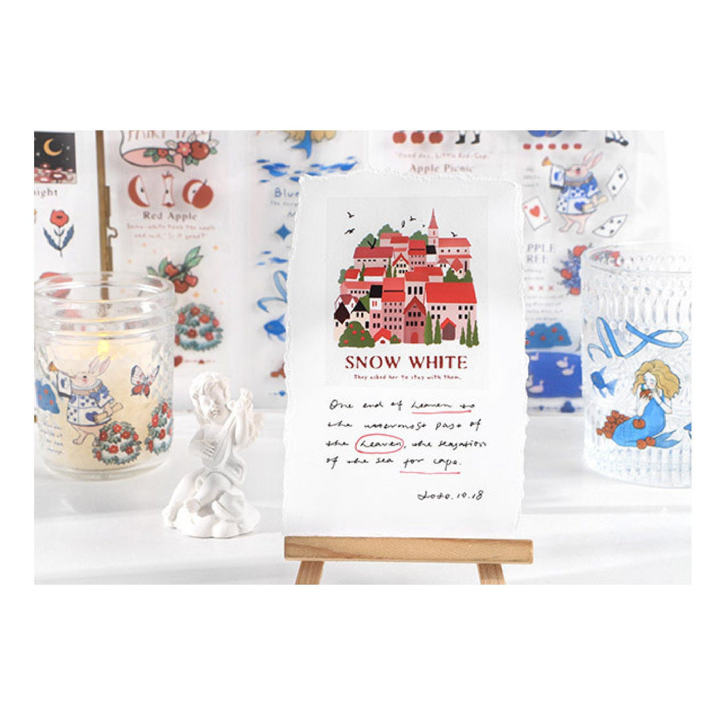 Fairy Tales PET Stickers by LuLuFun Studio – Decorative Journaling Art