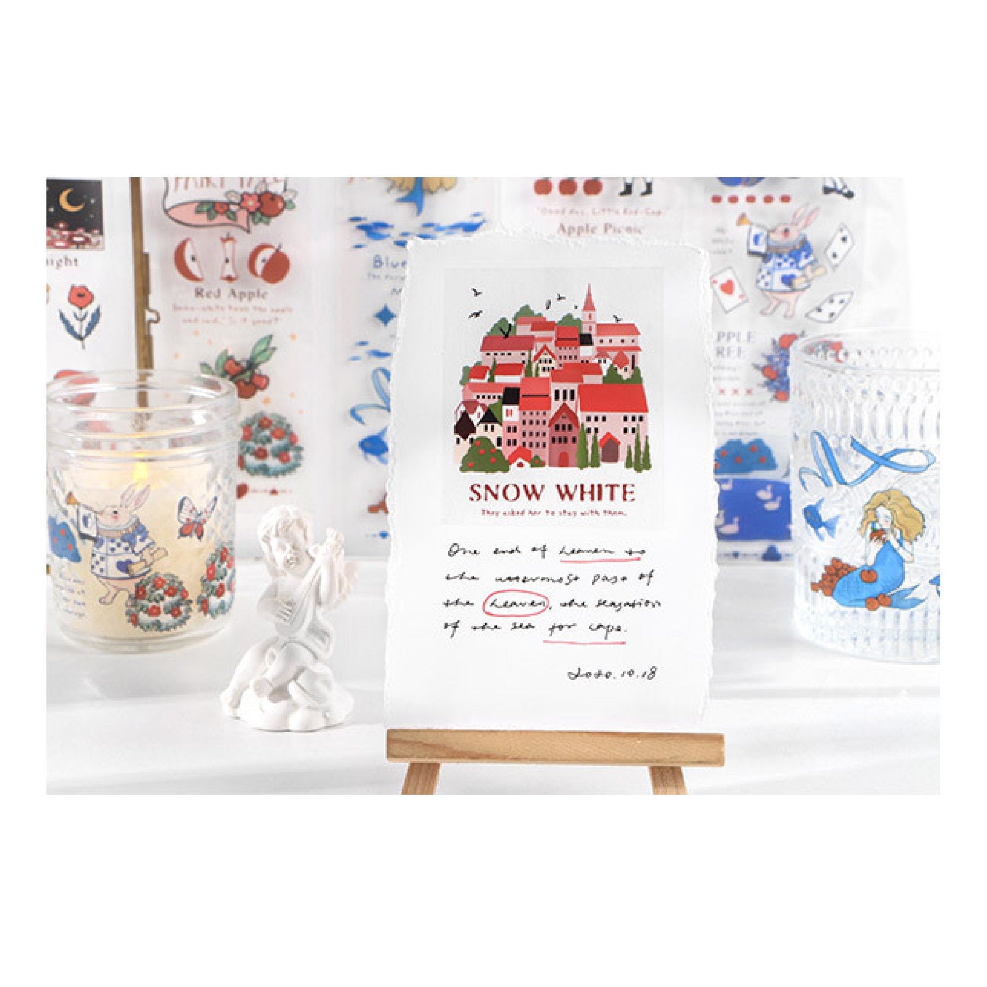 Fairy Tales PET Stickers by LuLuFun Studio – Decorative Journaling Art