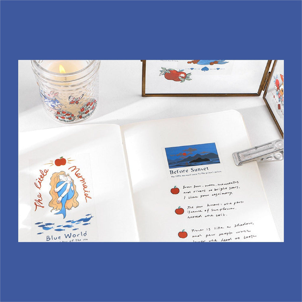 Fairy Tales PET Stickers by LuLuFun Studio – Decorative Journaling Art