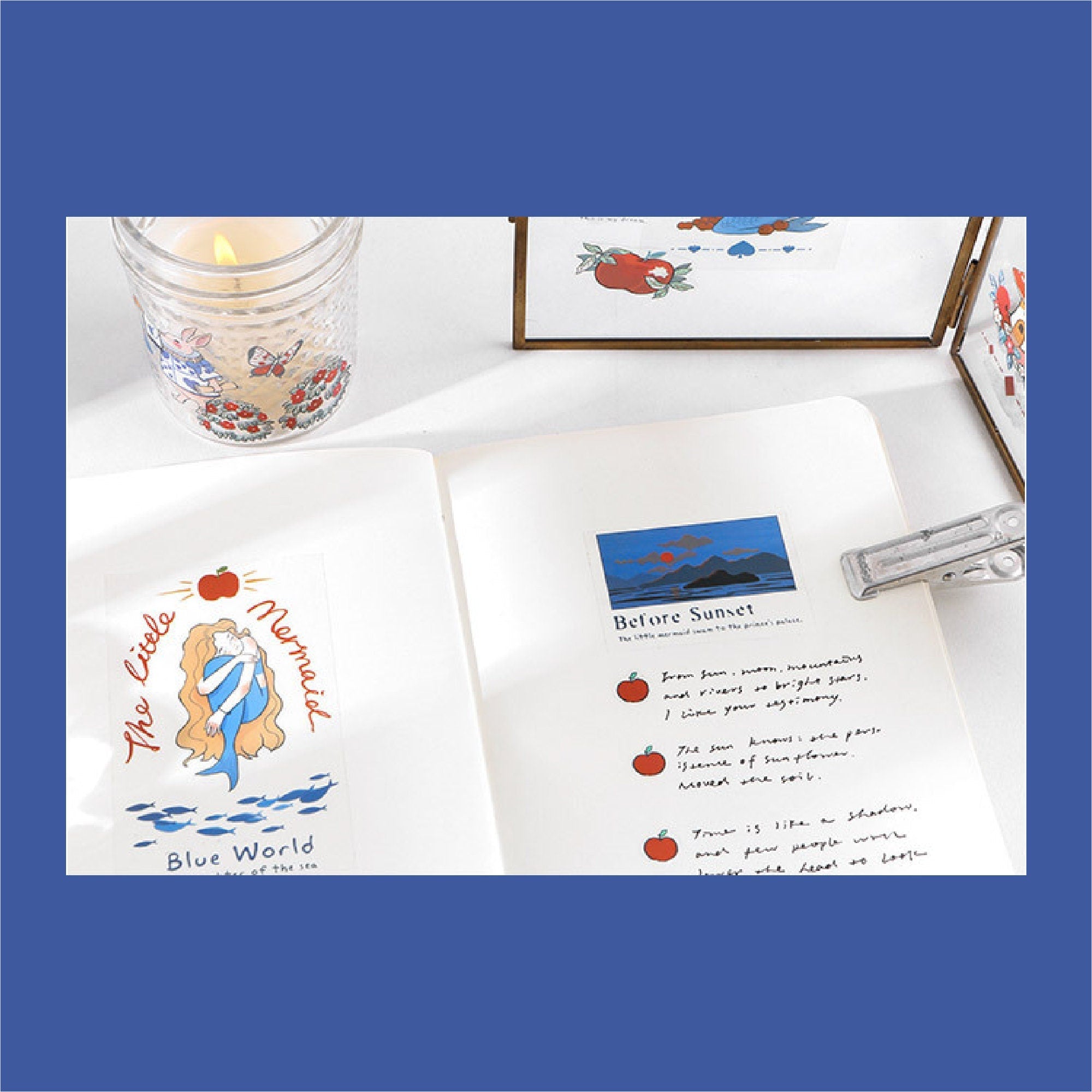 Fairy Tales PET Stickers by LuLuFun Studio – Decorative Journaling Art