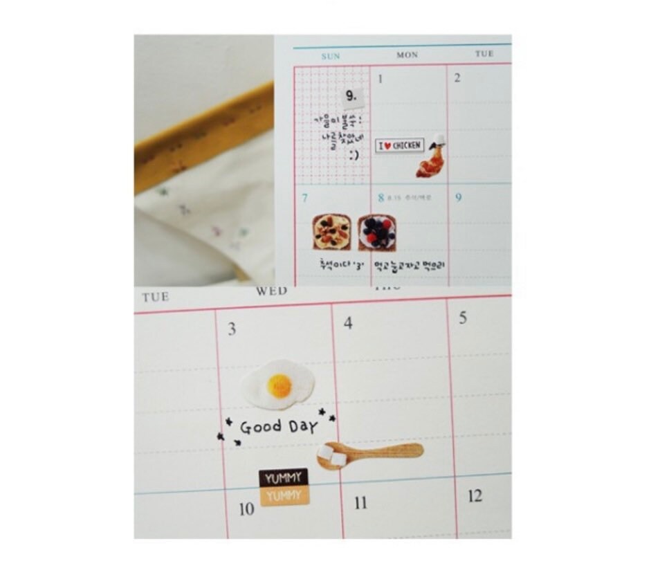 LuLuFun Studio Tempting Decorative Stickers for Journaling and Scrapbooking