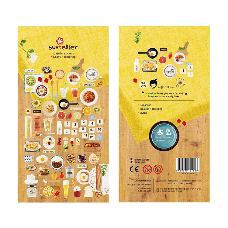 LuLuFun Studio Tempting Decorative Stickers for Journaling and Scrapbooking