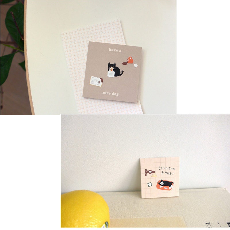 Suatelier Cat's Catch Decorative Stickers – Cute Cat Stationery Decals