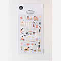 Suatelier In the Library Decorative Stickers for Journaling - 1 Sheet