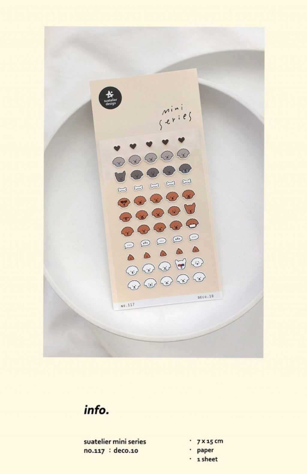 Suatelier Deco.10 Planner Stickers - LuLuFun Studio Journaling Decals