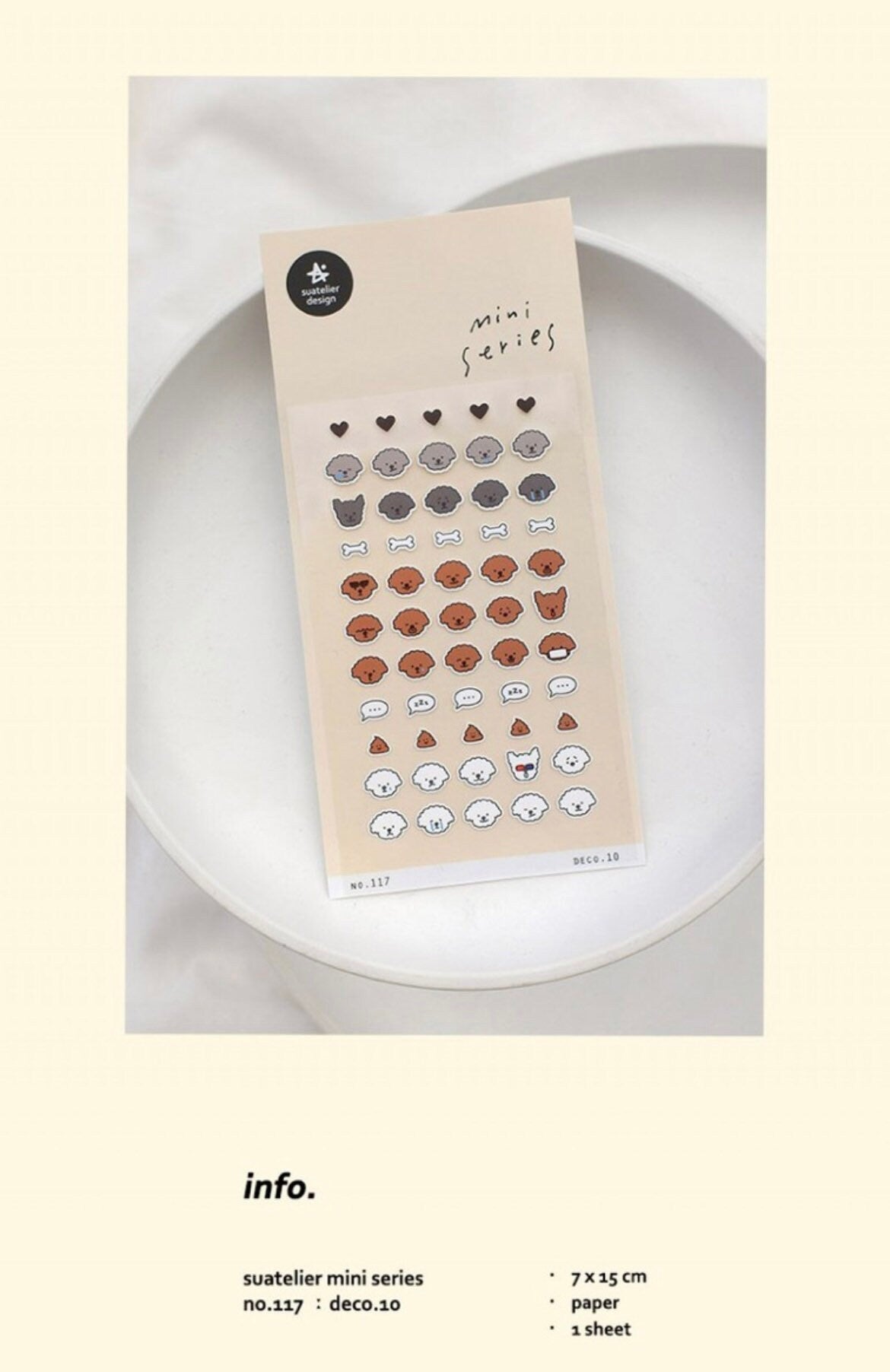 Suatelier Deco.10 Planner Stickers - LuLuFun Studio Journaling Decals