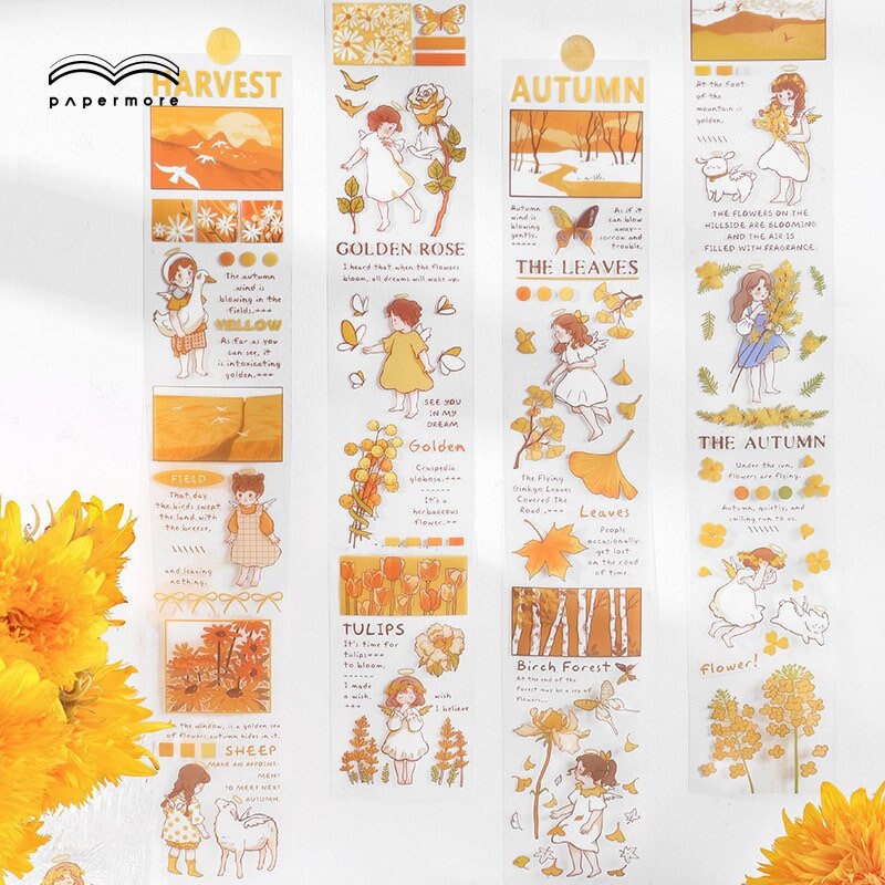 LuLuFun Studio Kawaii Girl Washi Tape – Japanese Decorative Stickers