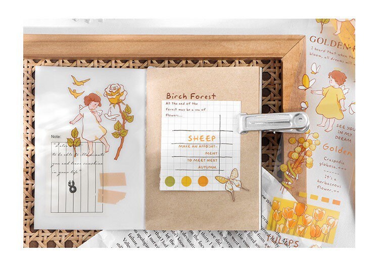 LuLuFun Studio Kawaii Girl Washi Tape – Japanese Decorative Stickers