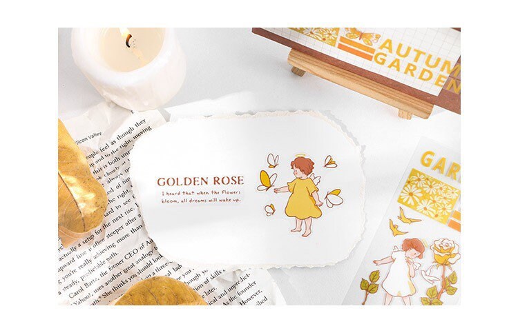LuLuFun Studio Kawaii Girl Washi Tape – Japanese Decorative Stickers