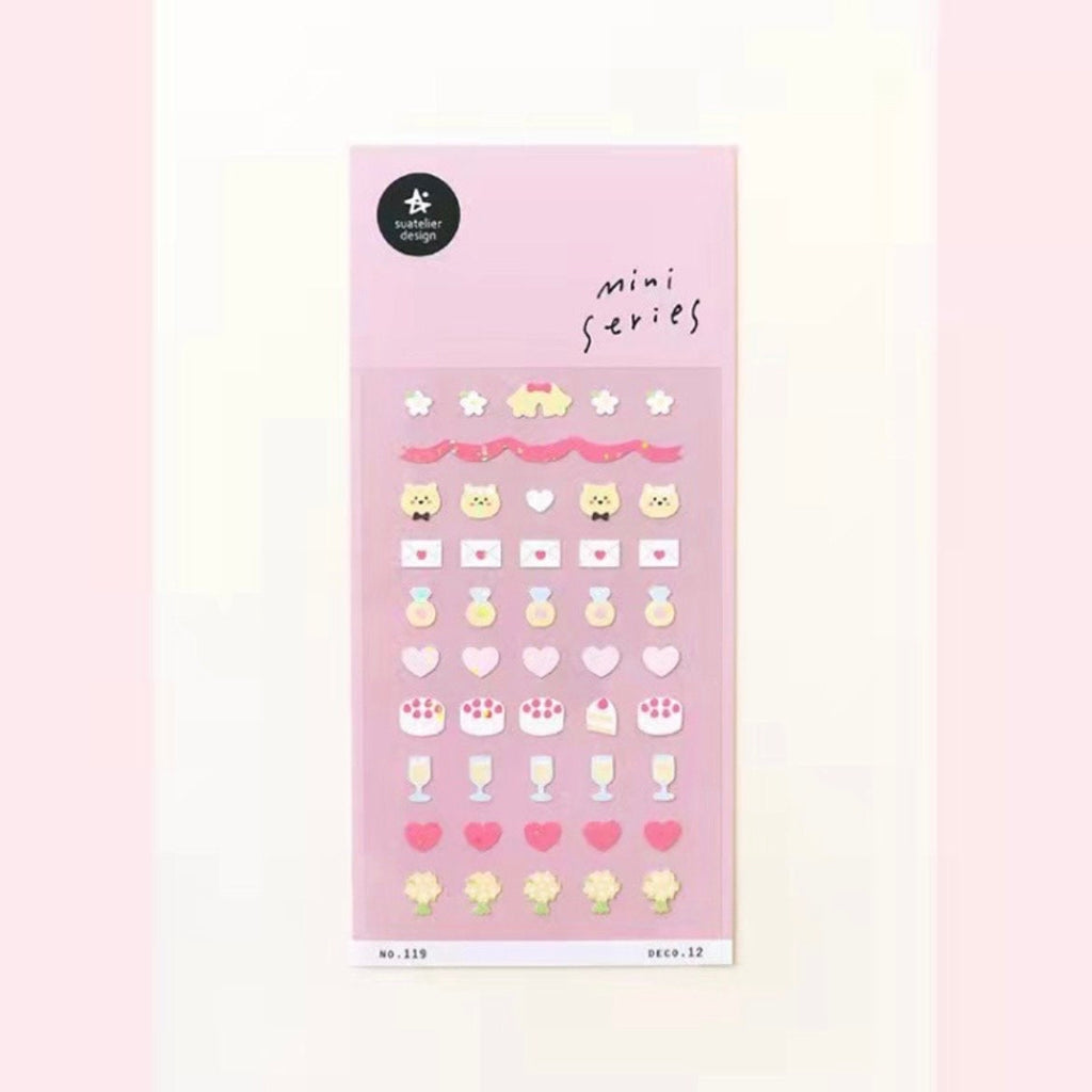 Suatelier Deco.12 Decorative Sticker Sheet for Journaling by LuLuFun