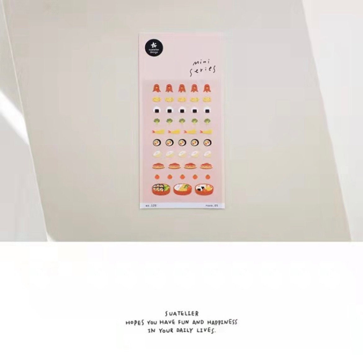 Suatelier Food.05 Decorative Food Stickers for Journaling - 1 Sheet