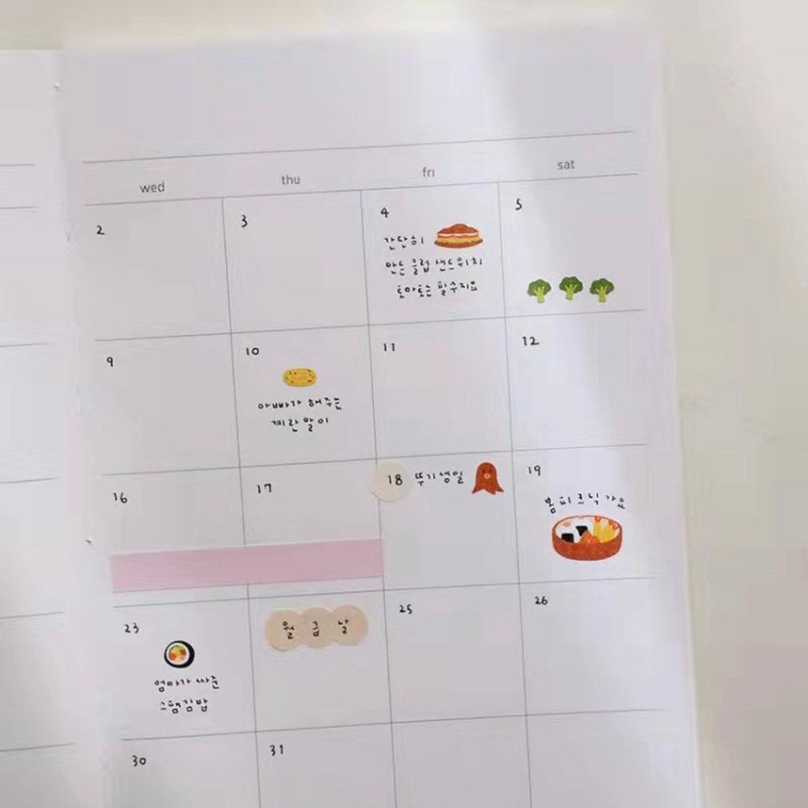 Suatelier Food.05 Decorative Food Stickers for Journaling - 1 Sheet