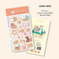 LuLuFun Studio Lovely Bear Decorative Sticker Sheet for Journaling