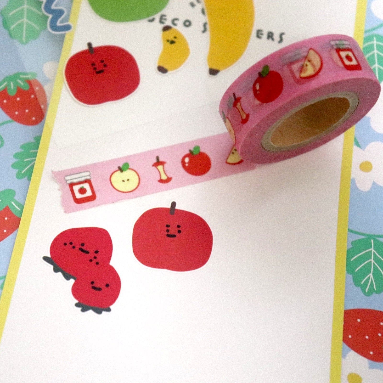 LuLuFun Studio Bonito Deco Stickers – Cute Journaling Supplies (1 Sheet)