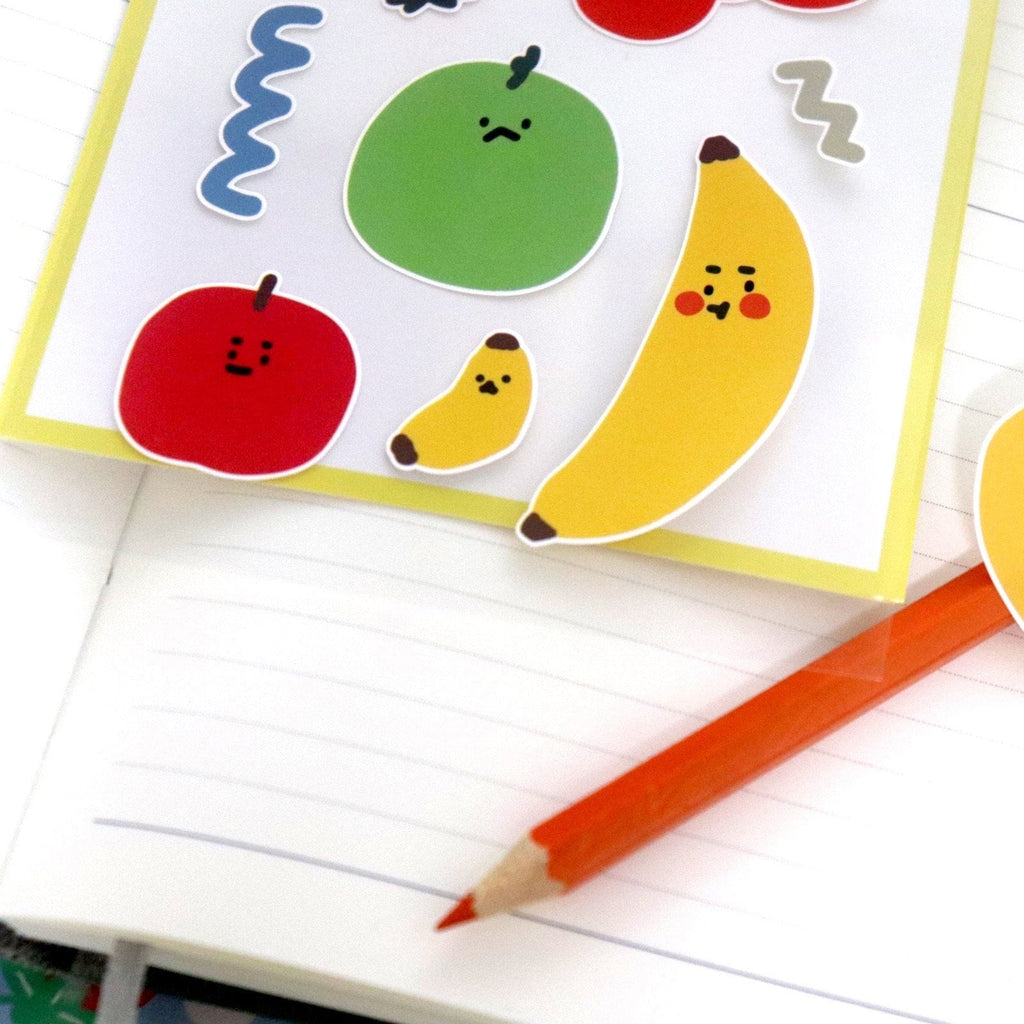 LuLuFun Studio Bonito Deco Stickers – Cute Journaling Supplies (1 Sheet)
