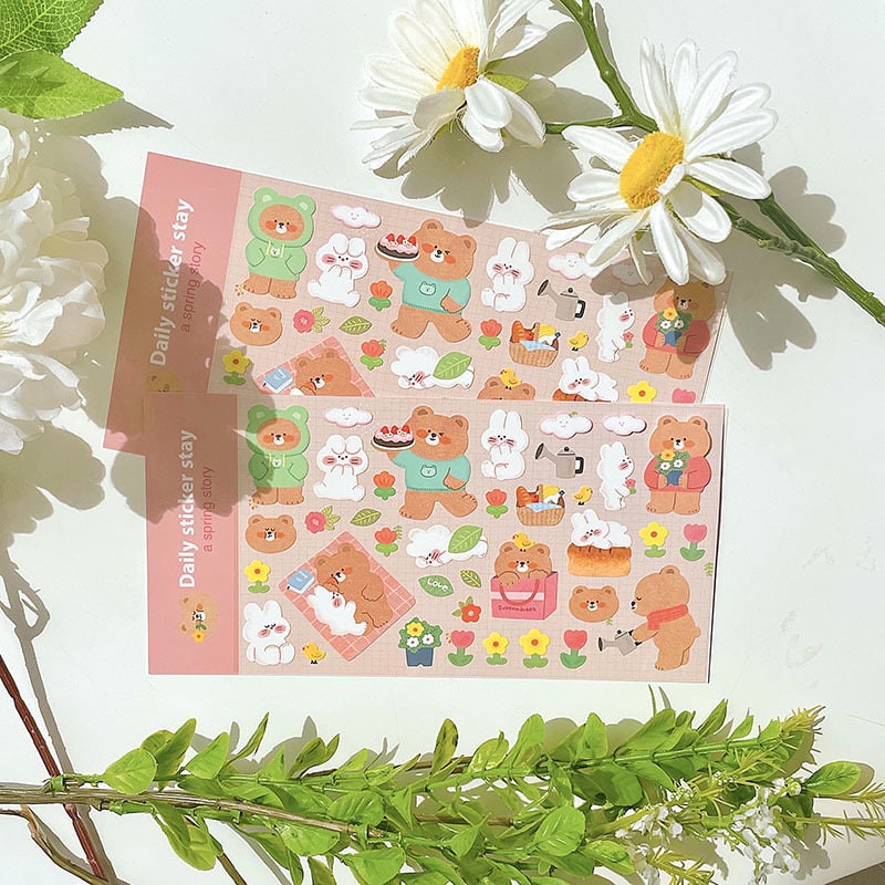 LuLuFun Studio Bonito Decorative Stickers for Journaling and Planners