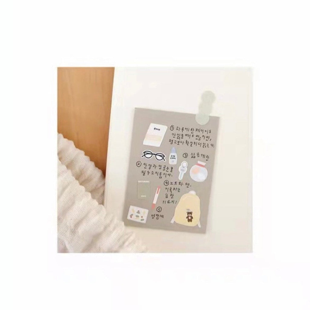 Suatelier In My Bag Decorative Planner Stickers for Journaling – 1 Sheet