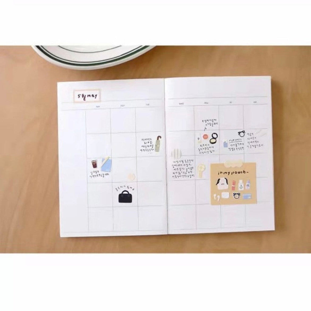 Suatelier In My Bag Decorative Planner Stickers for Journaling – 1 Sheet