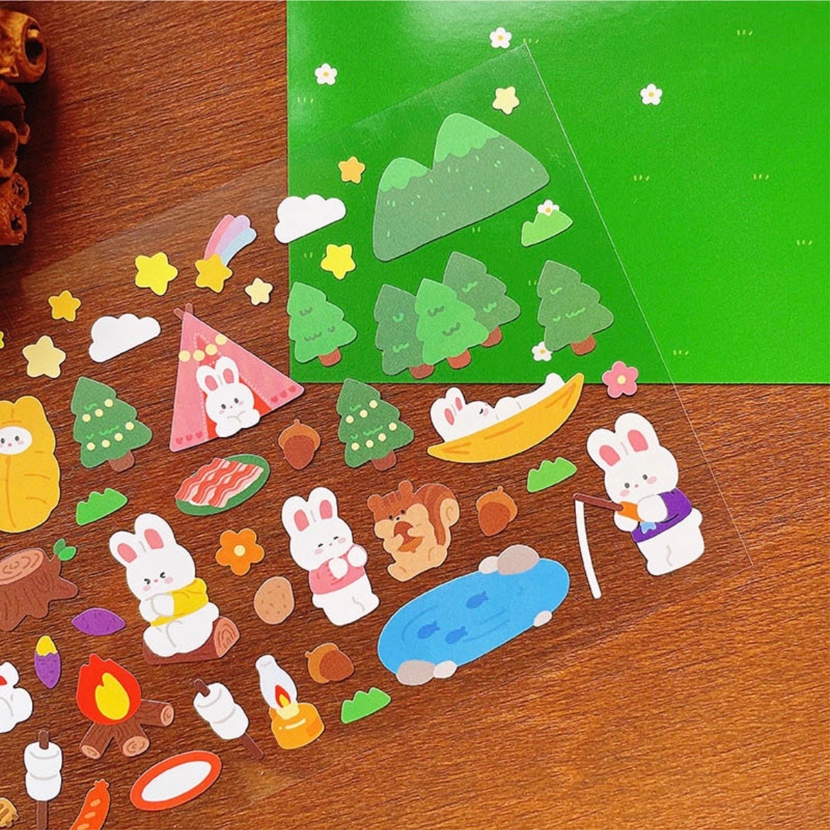 Camping Stickers by LuLuFun Studio – Bonito Nature Journaling Decals