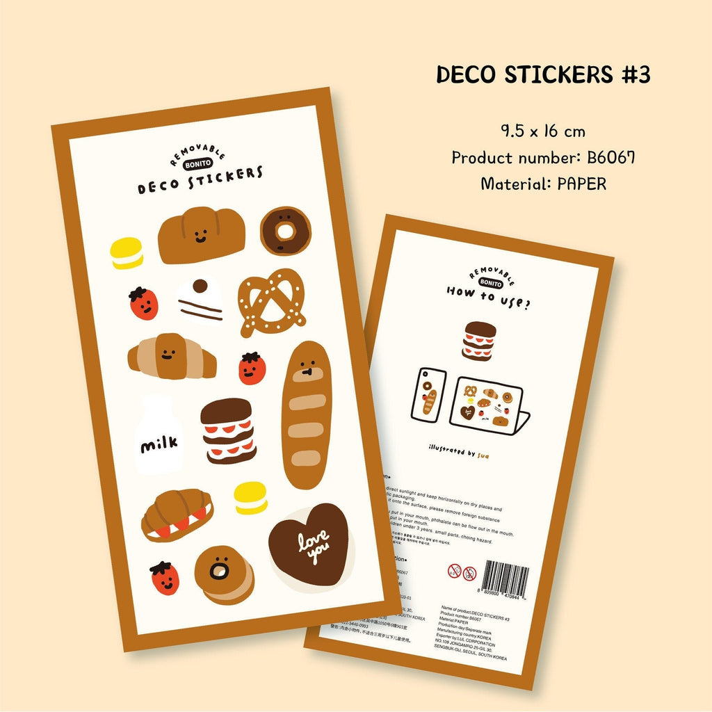 LuLuFun Studio Deco Stickers #3 – Cute Journaling & Planner Decals