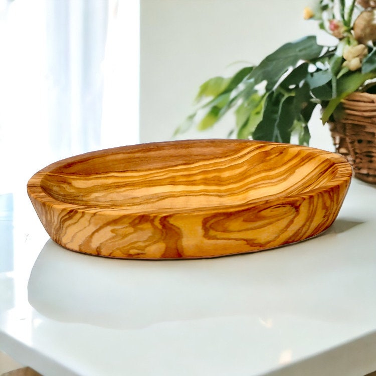 Cheese Lovers Gift Set Bundle | Olive Wood Oval Cutting/Chopping/Cheese Board, Oval Dish, Cheese Knife,  Oil bottle