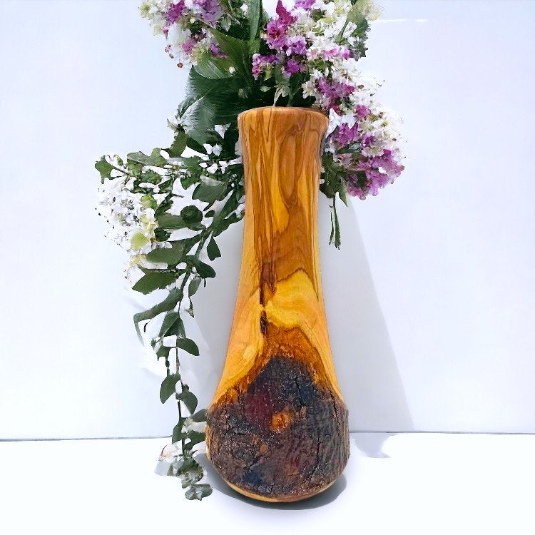 Wooden  Vase ,dry flower holder , decorative item