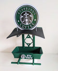 Chaddyverse Starbirds Coffee Bird Feeder – Handmade Garden Decor