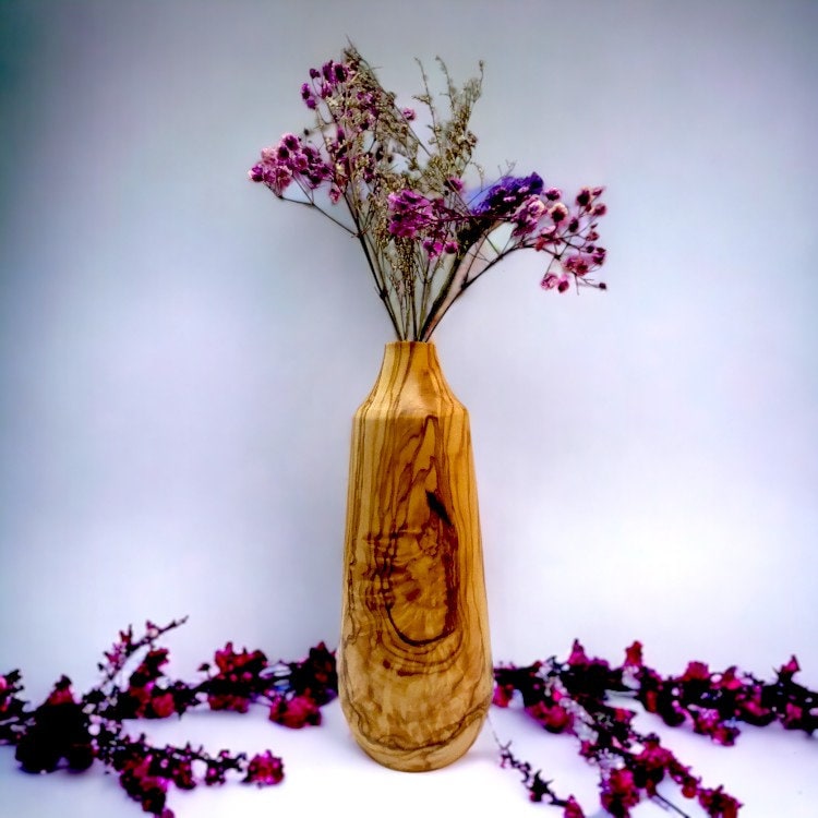Wooden  Vase ,dry flower holder , decorative item