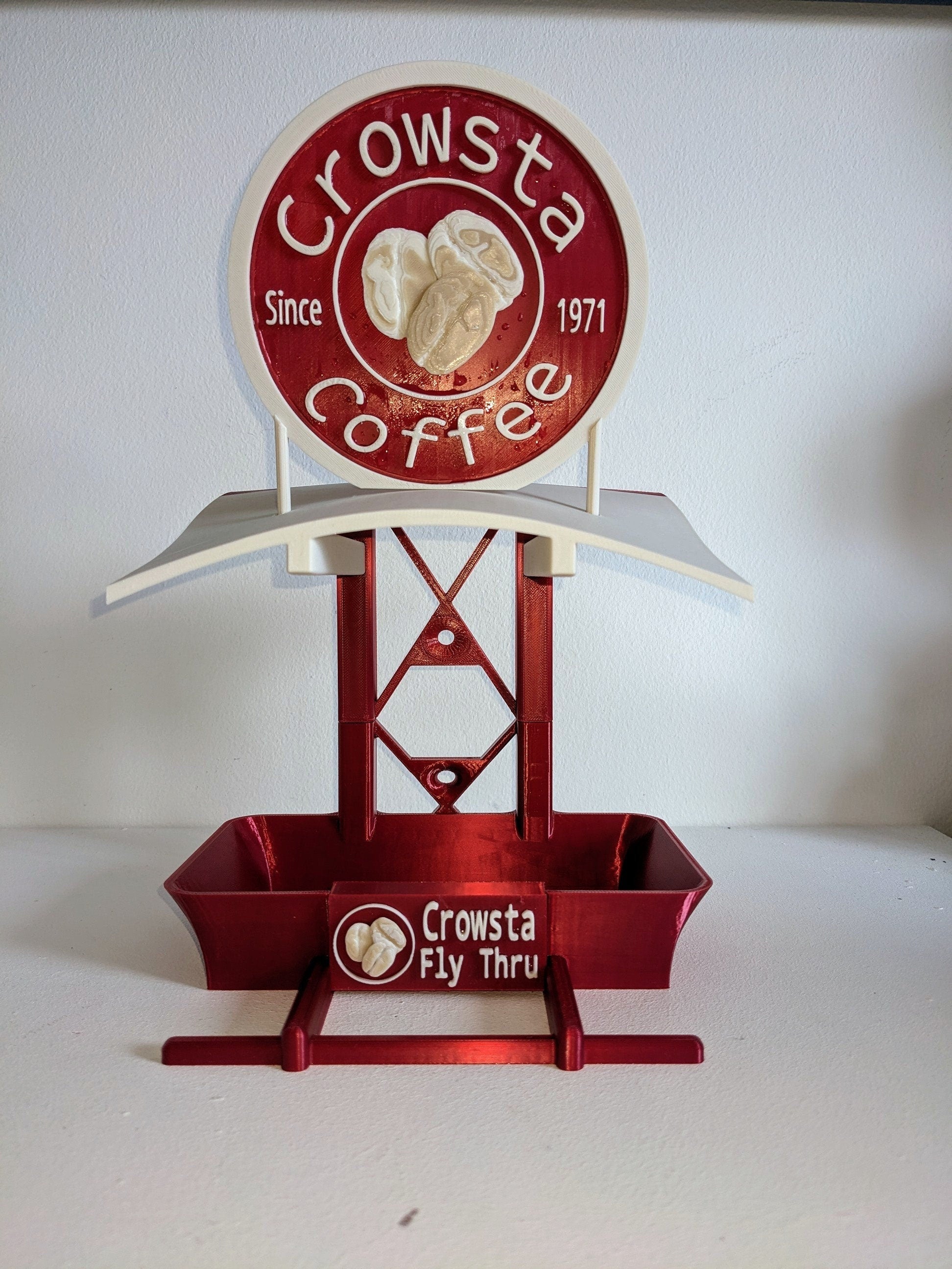 Chaddyverse Crowsta Coffee Bird Feeding Station – Quirky Garden Decor