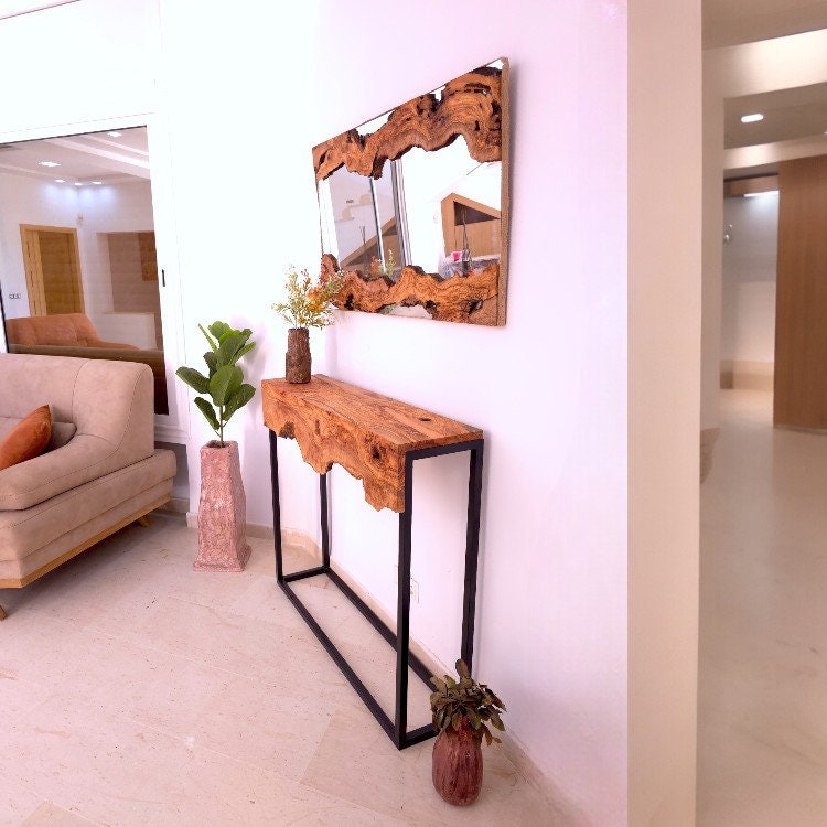 Hallway table with Metal Frame