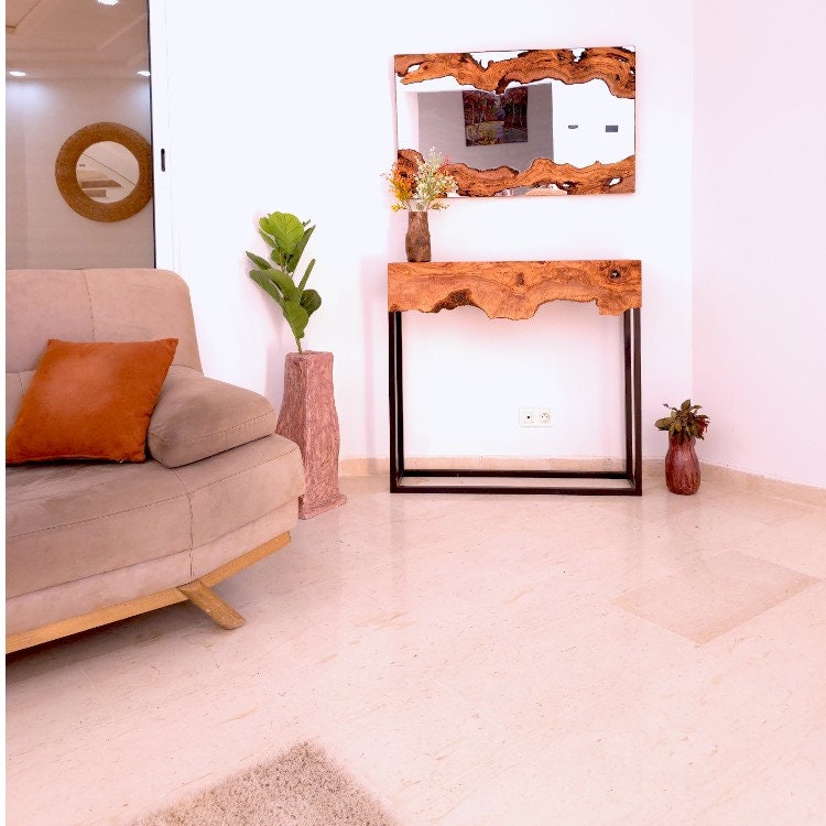 Hallway table with Metal Frame