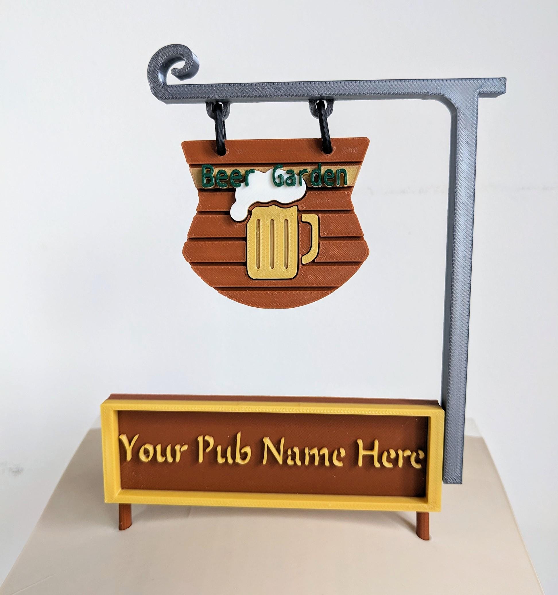 Chaddyverse Personalised Pub Bird Feeder – Custom Garden Seed Station
