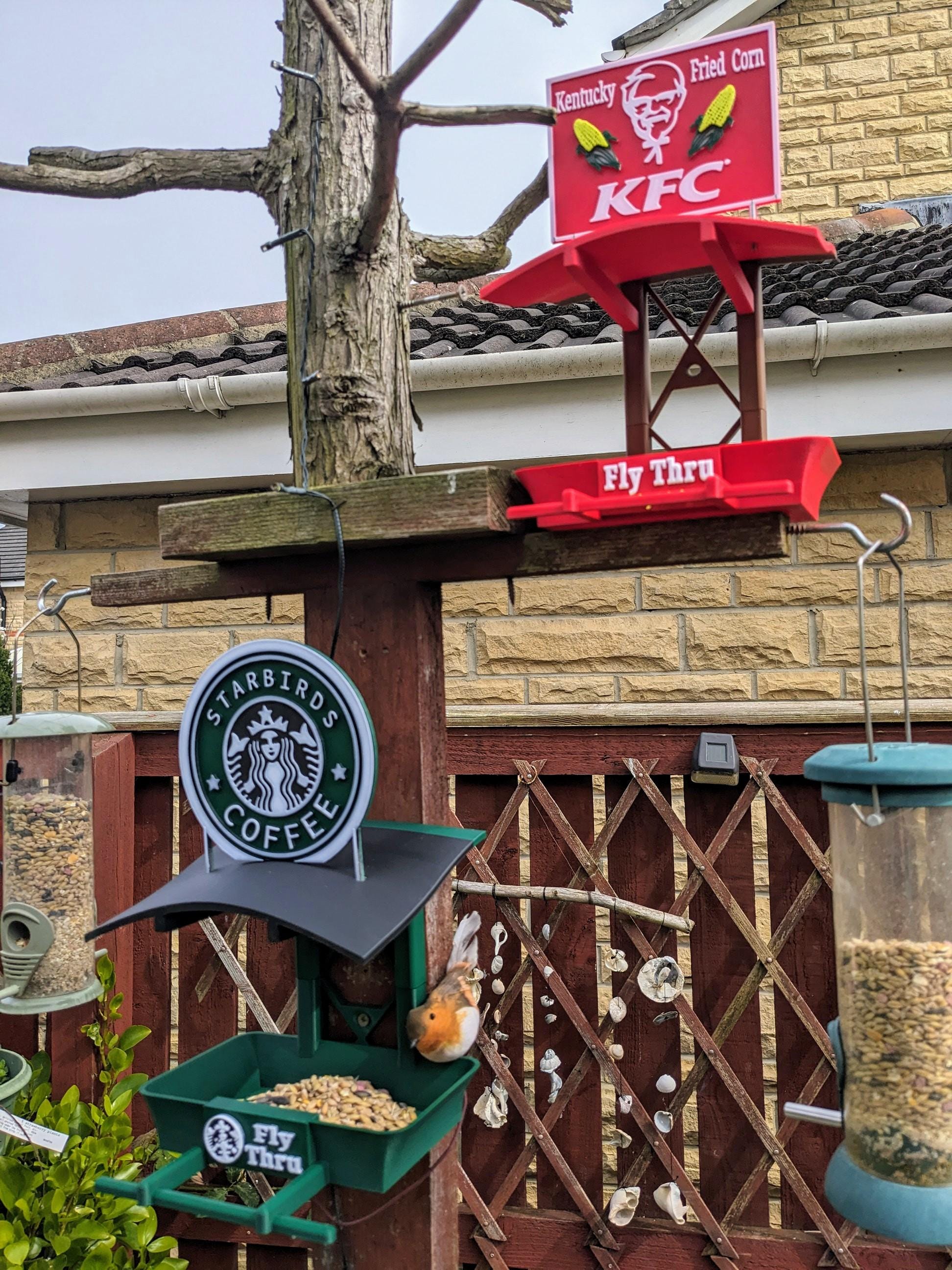 Picnic Table Bird Feeder – Chaddyverse Eco-Friendly Fly-Thru Station