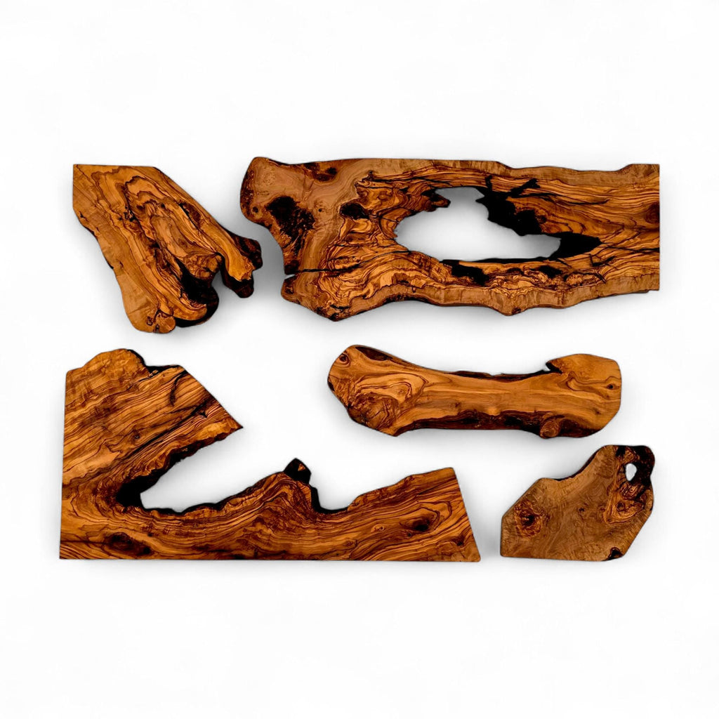 Olive Wood Pieces for DIY, Epoxy, Resin, Art, Olive Wood Slabs