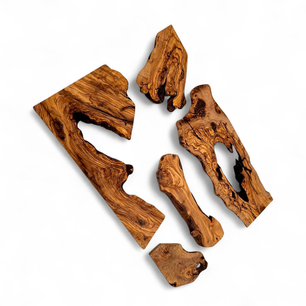 Olive Wood Pieces for DIY, Epoxy, Resin, Art, Olive Wood Slabs