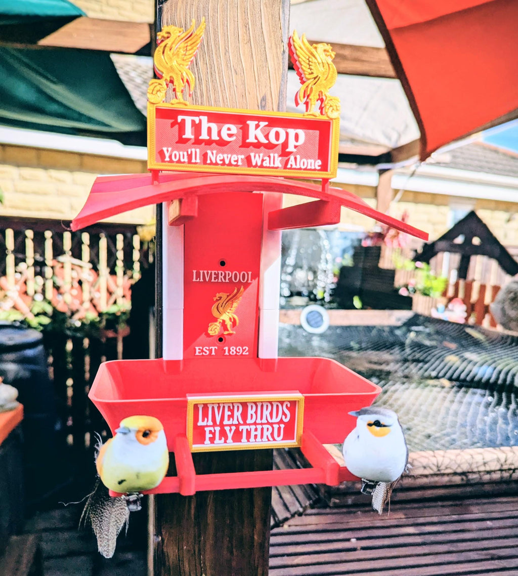 Chaddyverse Liverpool FC Bird Feeder – Anfield The Kop Garden Decor